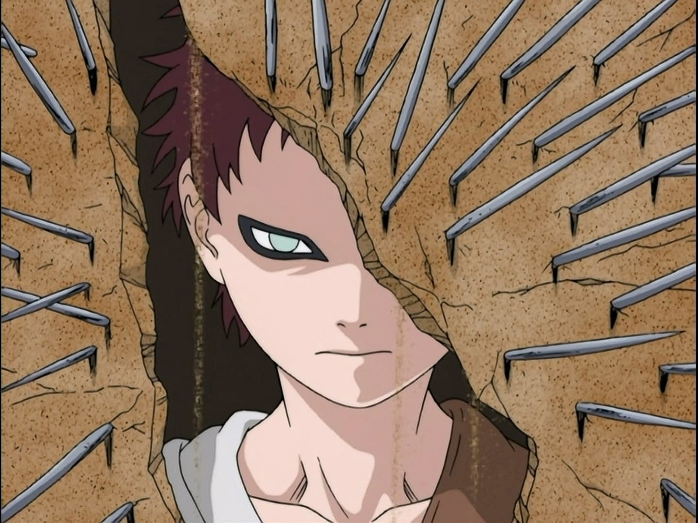 Akamaru tiembla: ¡La fuerza cruel de Gaara!